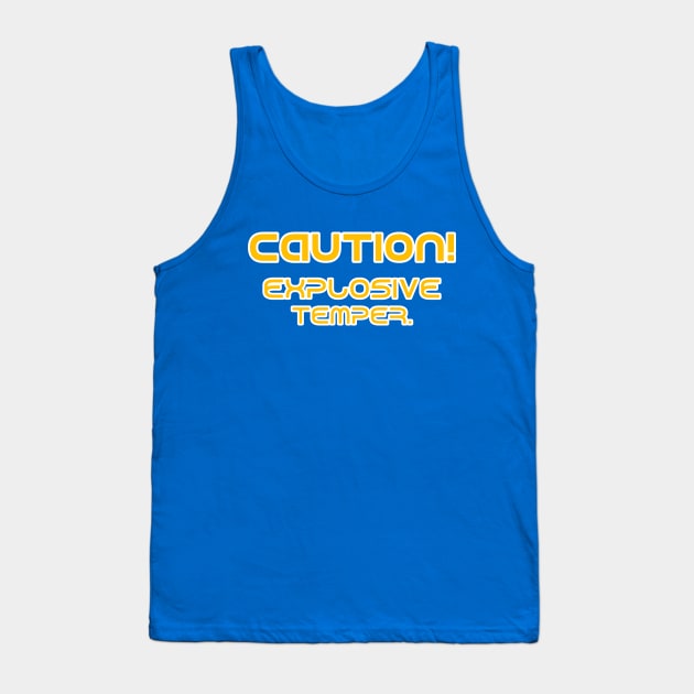 Caution Tank Top by hipop